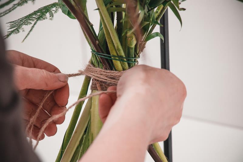Wildboeket met gemengde kleuren