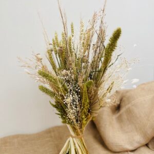 Droogboeket tinten naturel