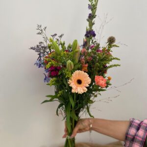 Wildboeket in pastelkleuren