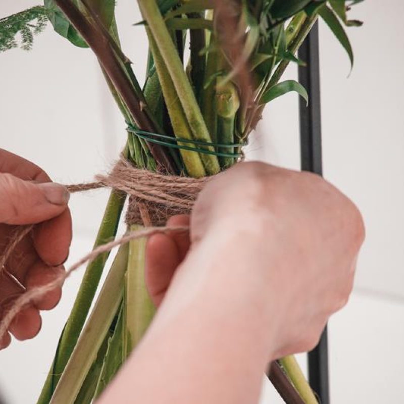 Wildboeket met gemengde kleuren