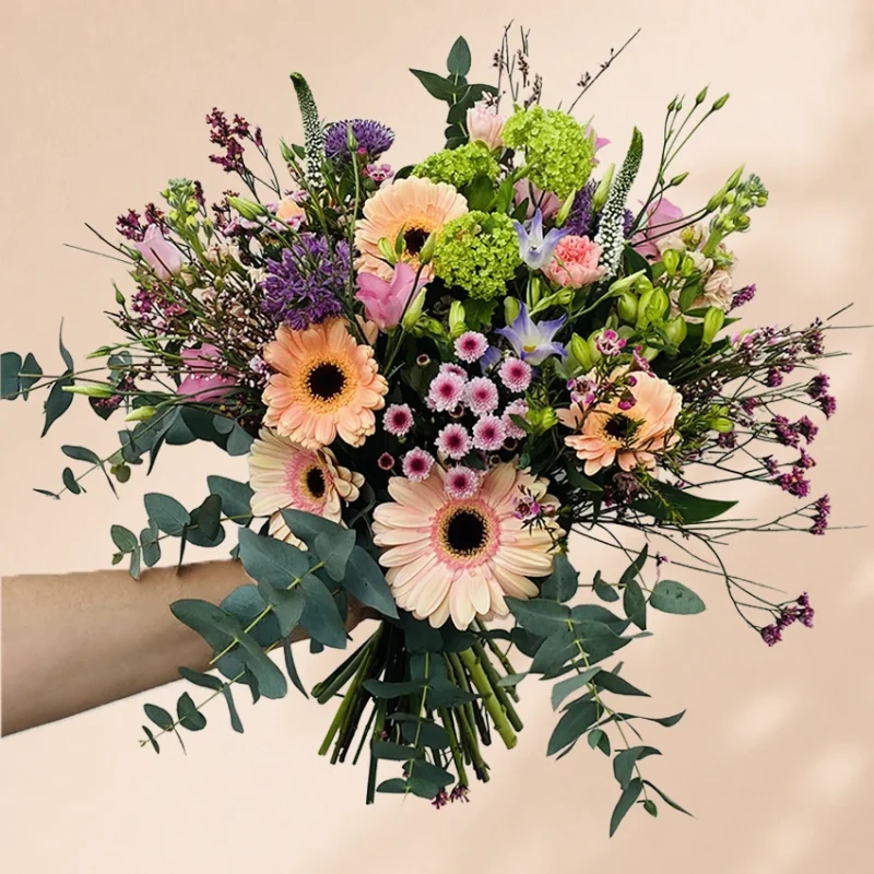 veldboeket met pastelkleuren bestellen 2 - de bloemenloods